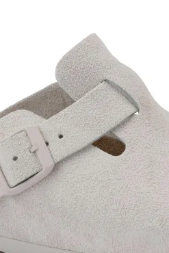 Boston Suede Leather Antique White
