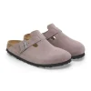 Boston Suede Leather Faded Purple