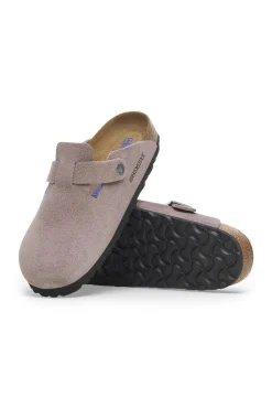 Boston Suede Leather Faded Purple