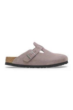 Boston Suede Leather Faded Purple