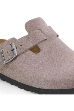 Boston Suede Leather Faded Purple