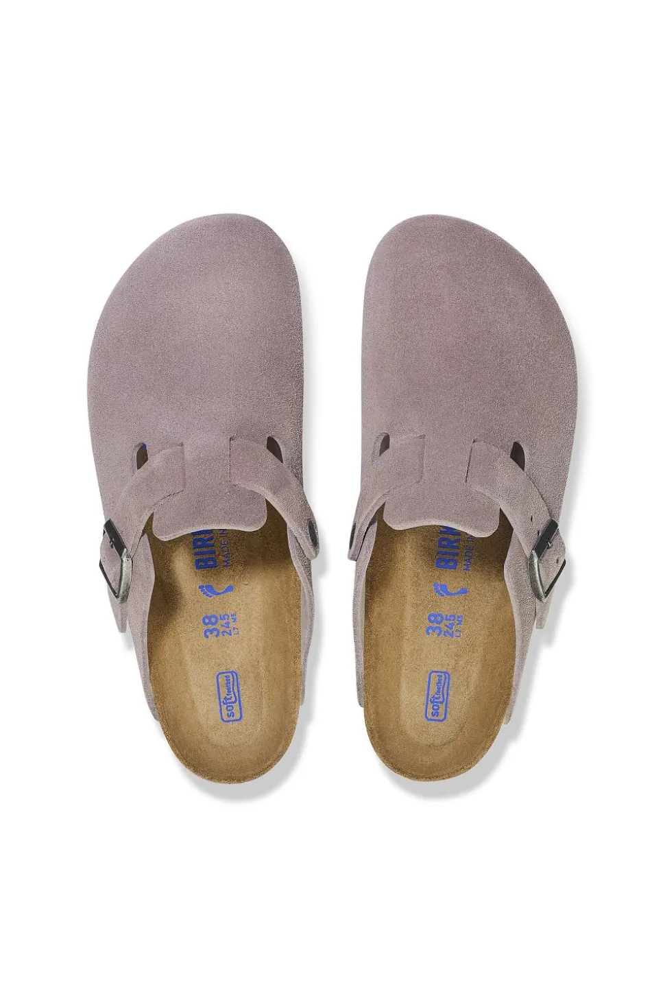 Boston Suede Leather Faded Purple