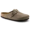 Boston Suede Leather Taupe