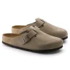Boston Suede Leather Taupe