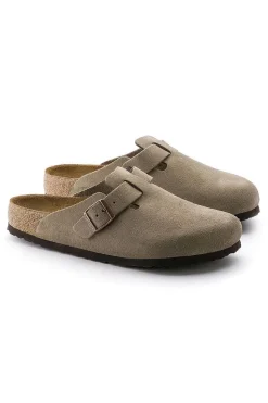 Boston Suede Leather Taupe