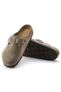 Boston Suede Leather Taupe