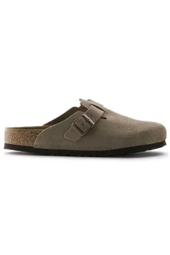 Boston Suede Leather Taupe