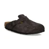 Boston Suede Leather Velvet Grey