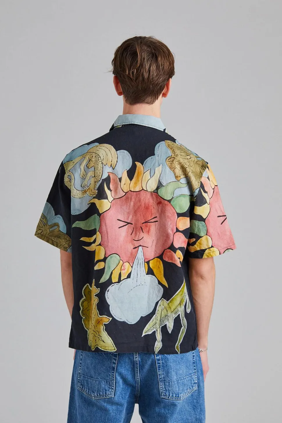 Box Shirt Shortsleeve Solar Power Print