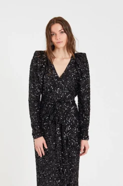 Bridget Long Dress Black