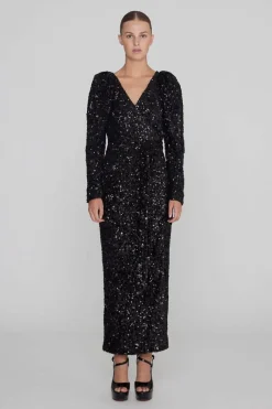 Bridget Long Dress Black