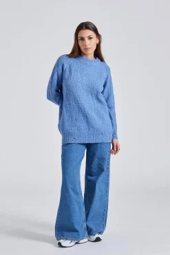Bud Knit Sweater Lt Blue