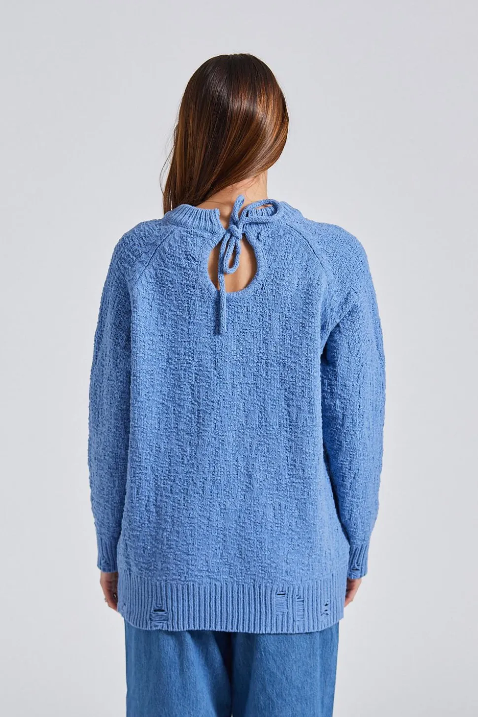 Bud Knit Sweater Lt Blue