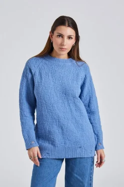 Bud Knit Sweater Lt Blue