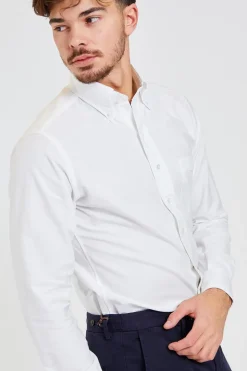 Button Down Oxford Shirt White