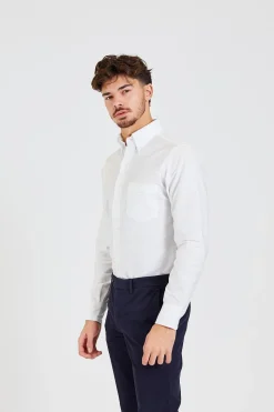 Button Down Oxford Shirt White