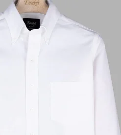 Button Down Oxford Shirt White