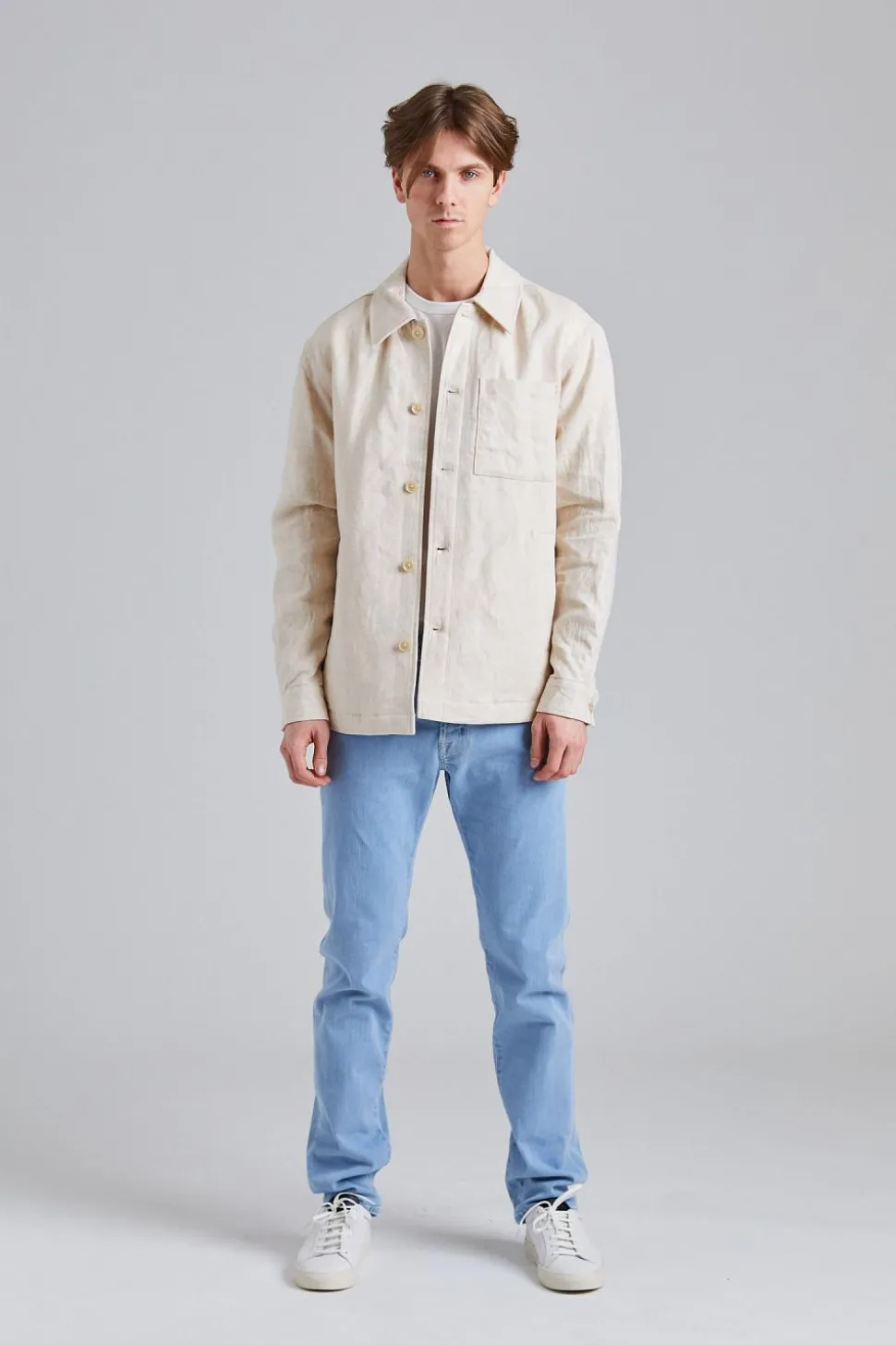 Cafu Linen Jacket Oat