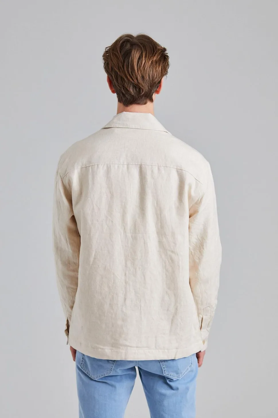 Cafu Linen Jacket Oat