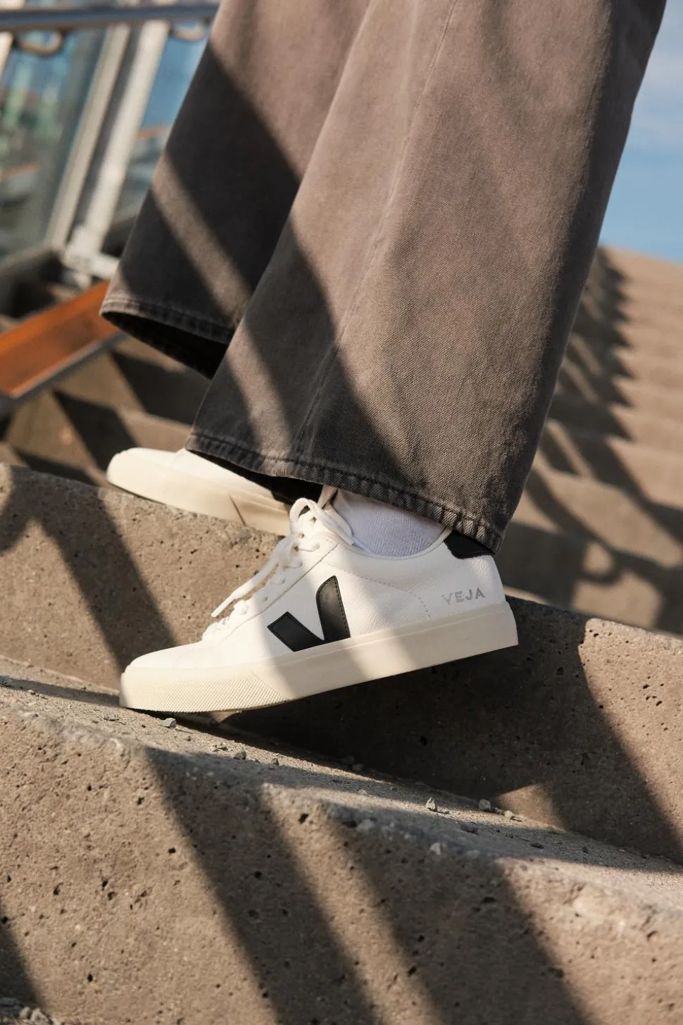 Campo Chromefree Leather Extra White Black