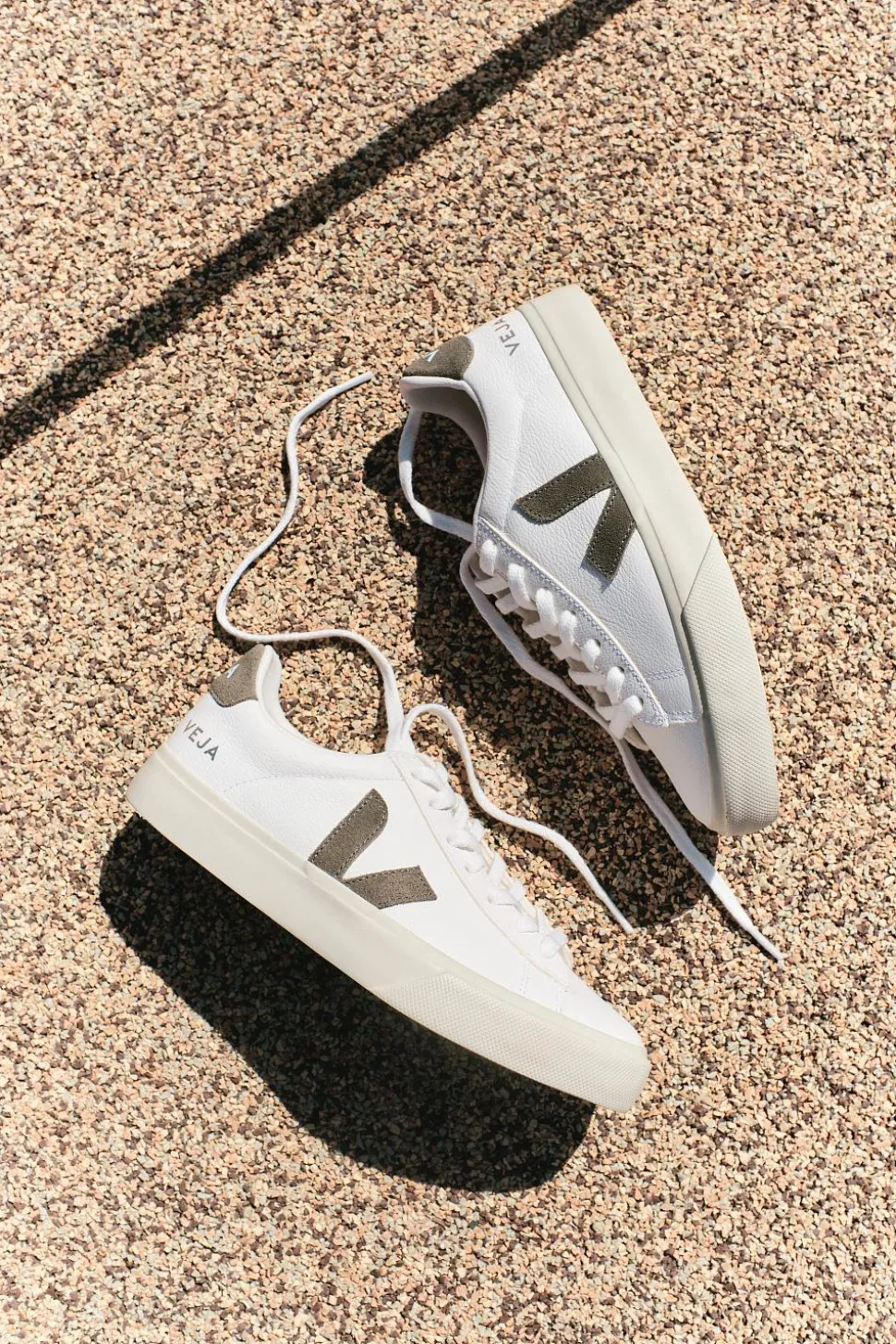Campo Chromefree Leather White Kaki