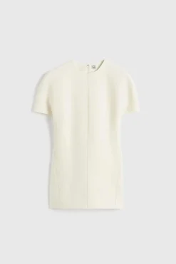 Cap-Sleeve Top Macadamia