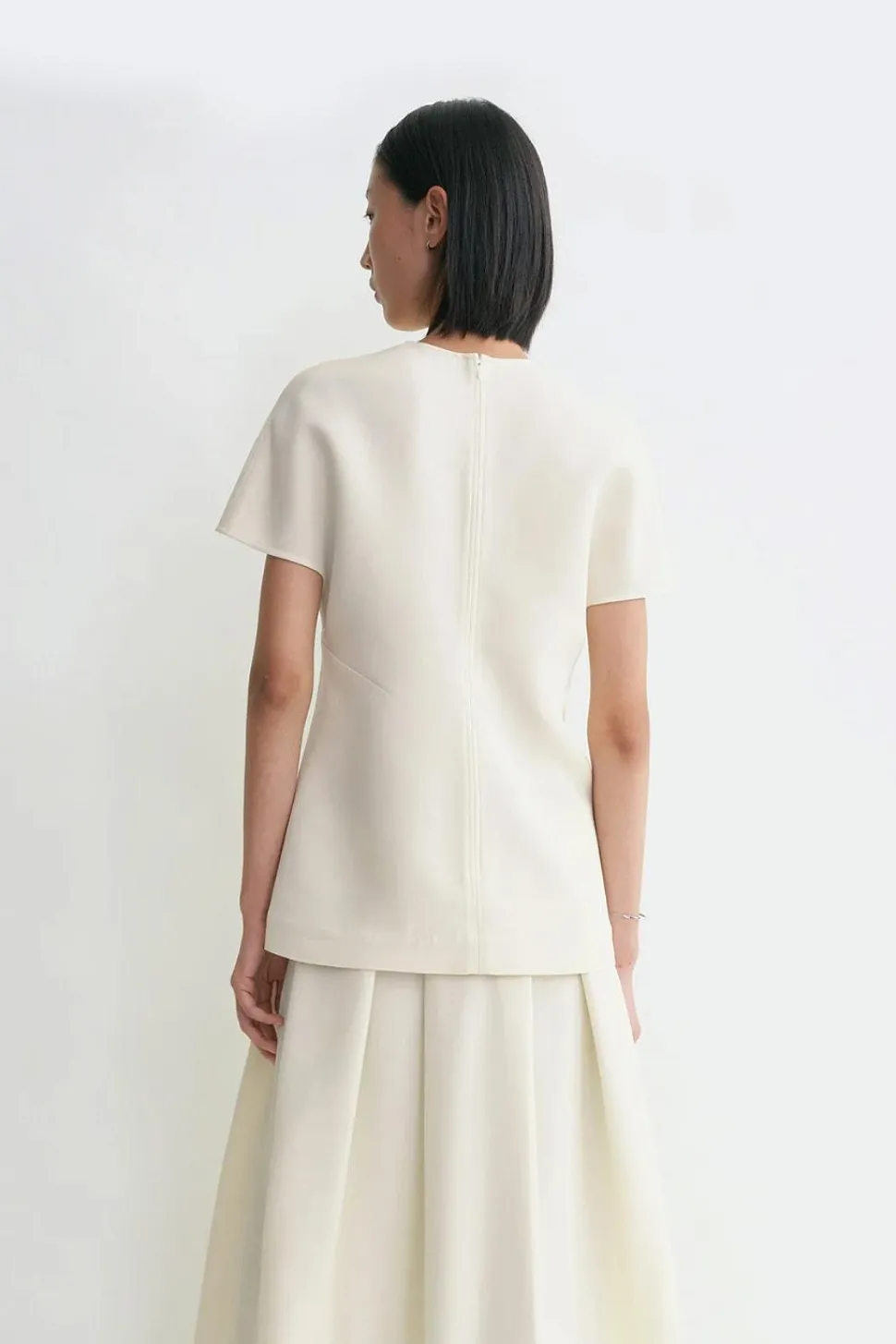 Cap-Sleeve Top Macadamia