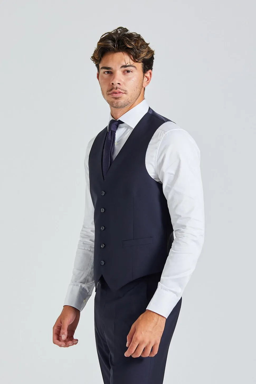 Carlo Suit Waistcoat Navy