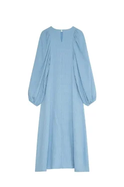Carolina Crinkled Dress Lt Blue