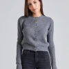Cashmere Cardigan Dark Grey