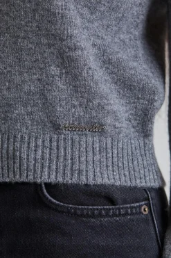 Cashmere Cardigan Dark Grey