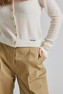 Cashmere Cardigan Ecru
