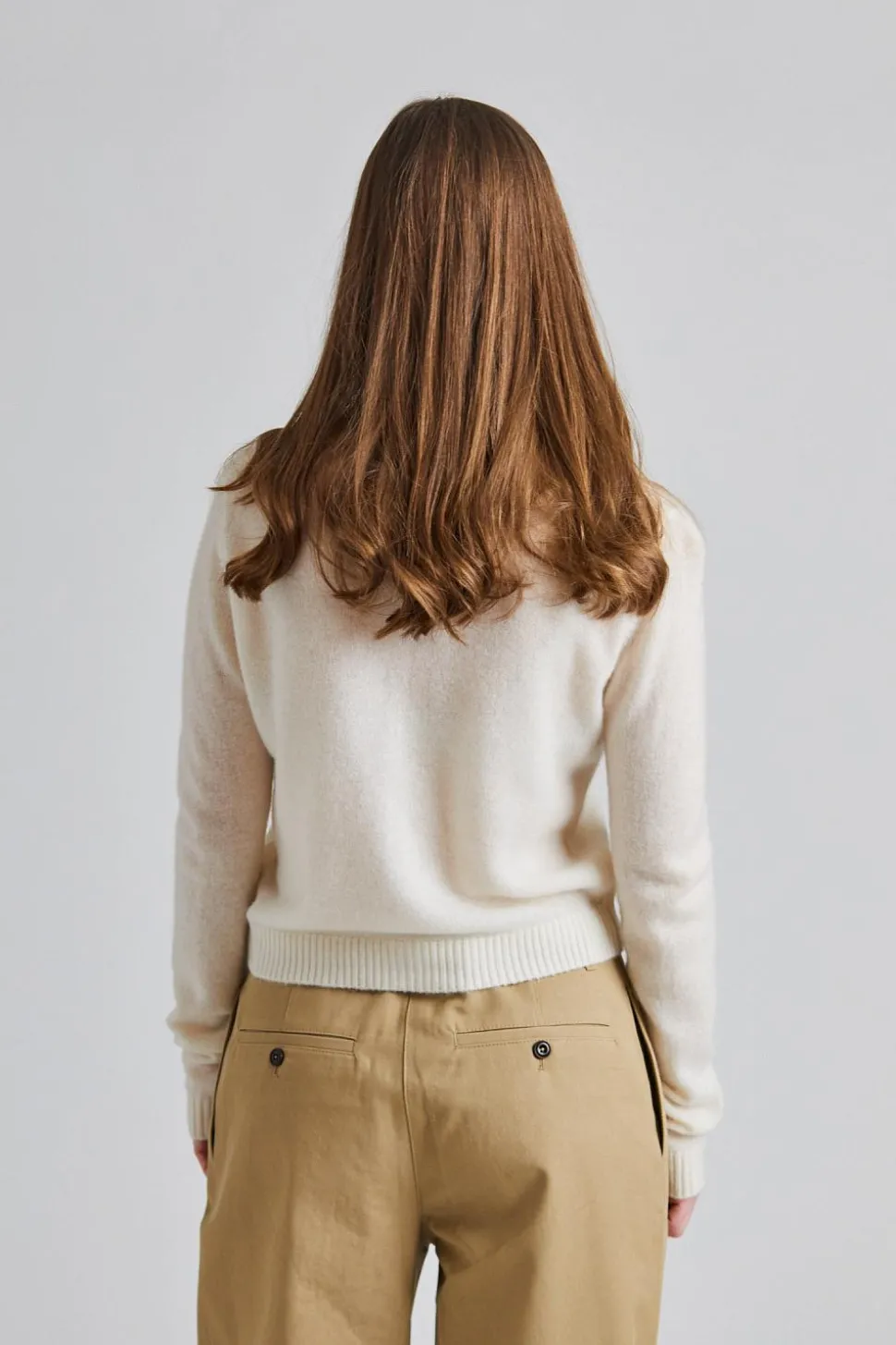 Cashmere Cardigan Ecru