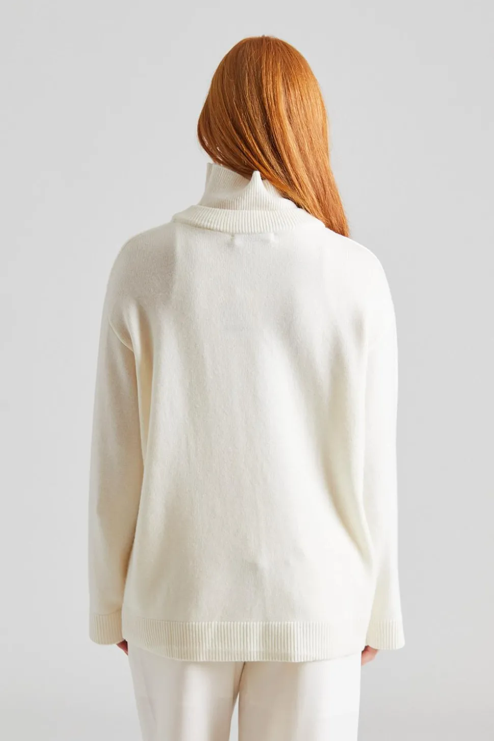 Cedar V Neck Knit Ivory