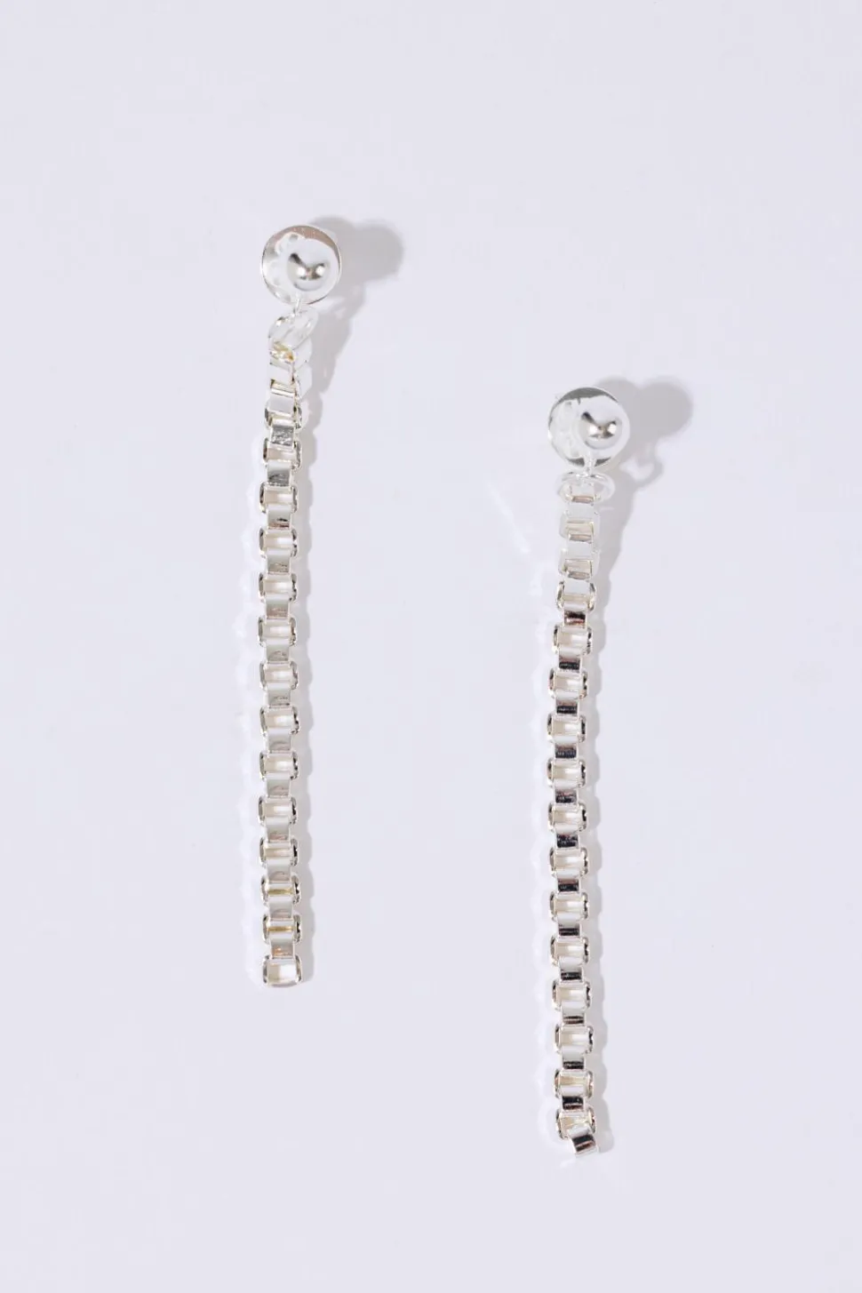 Chain Earrings Silver