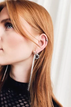 Chain Earrings Silver