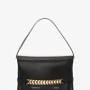 Chain Pouch With Strap Black