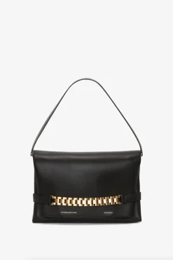 Chain Pouch With Strap Black