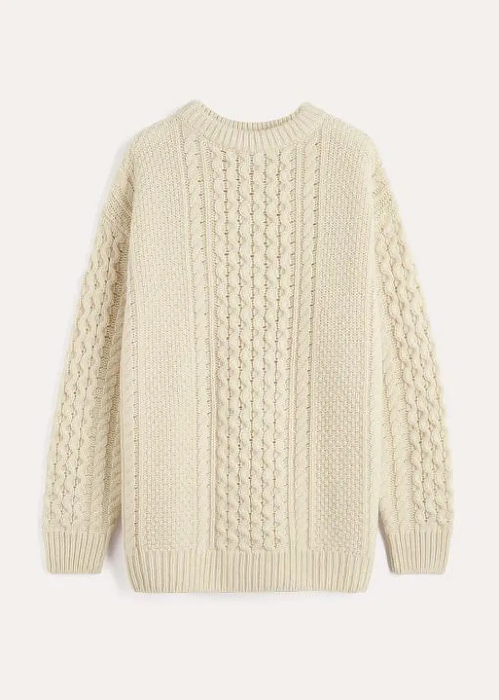 Chunky Cable Knit Cream