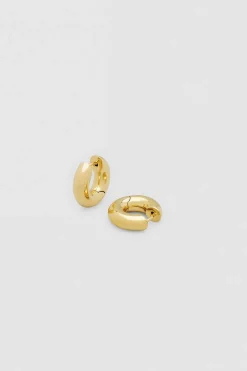 Chunky Hoops Small Gold