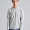Chunky Merino Crew Neck Lt Grey