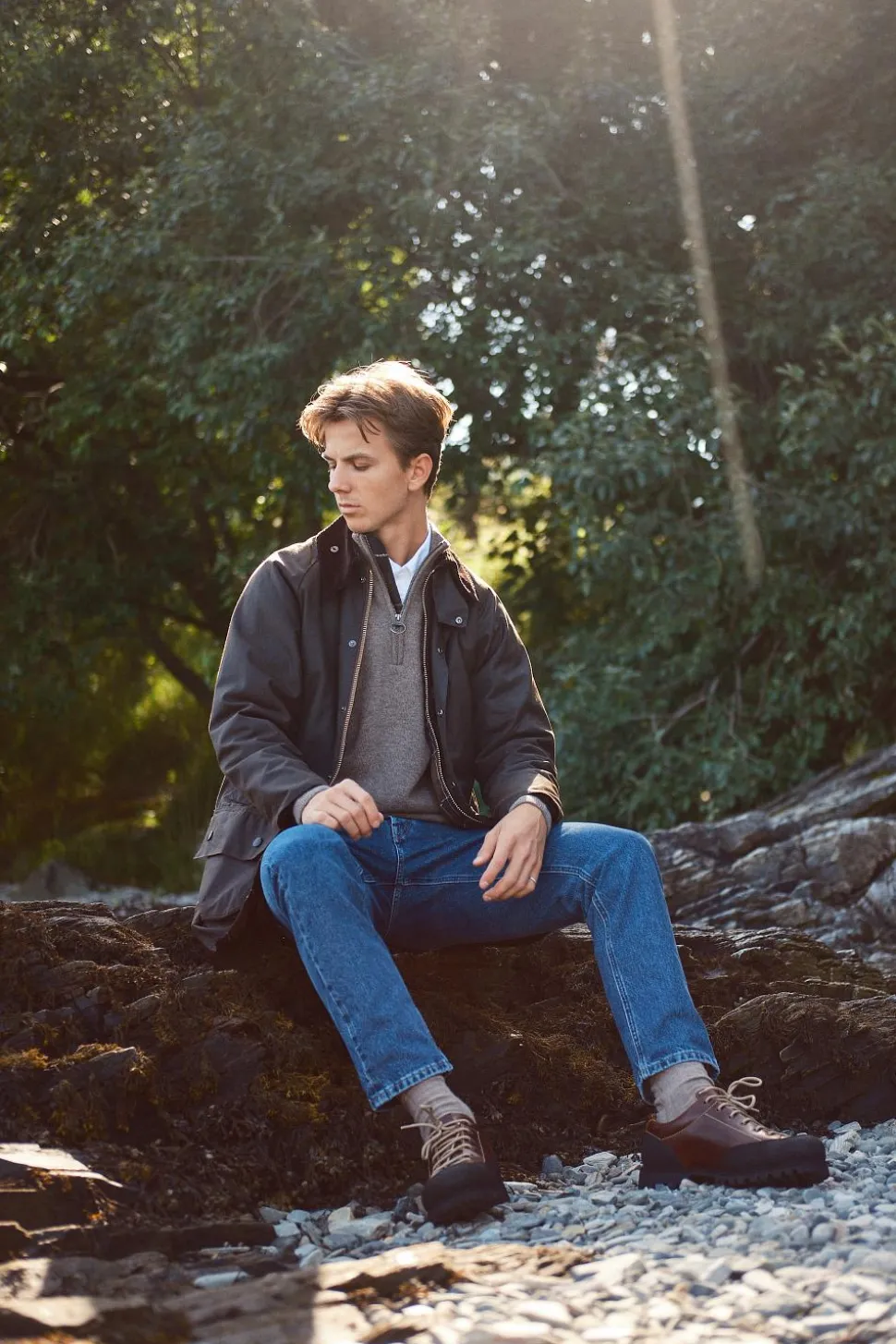 Classic Beaufort Wax Jacket Olive