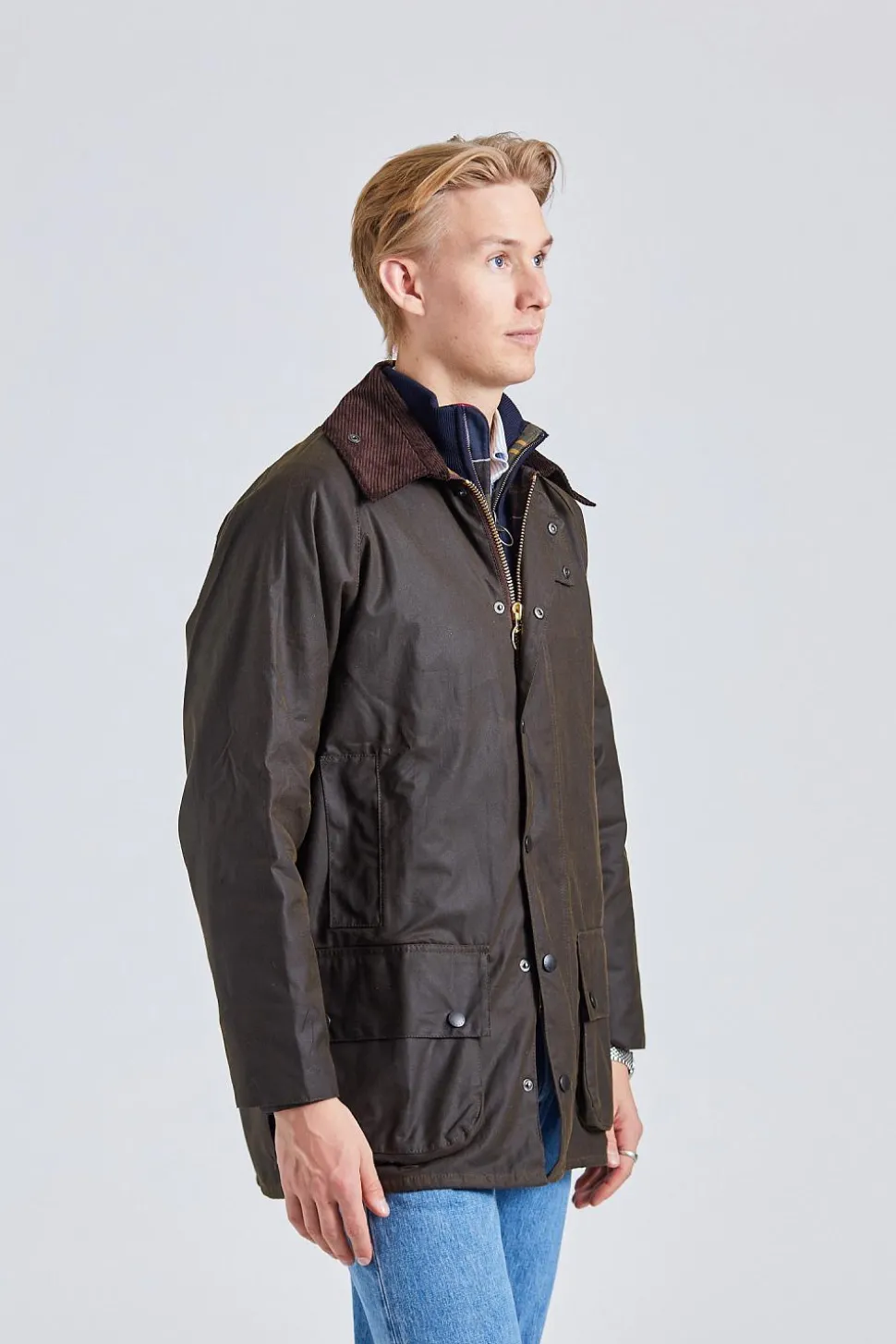 Classic Beaufort Wax Jacket Olive