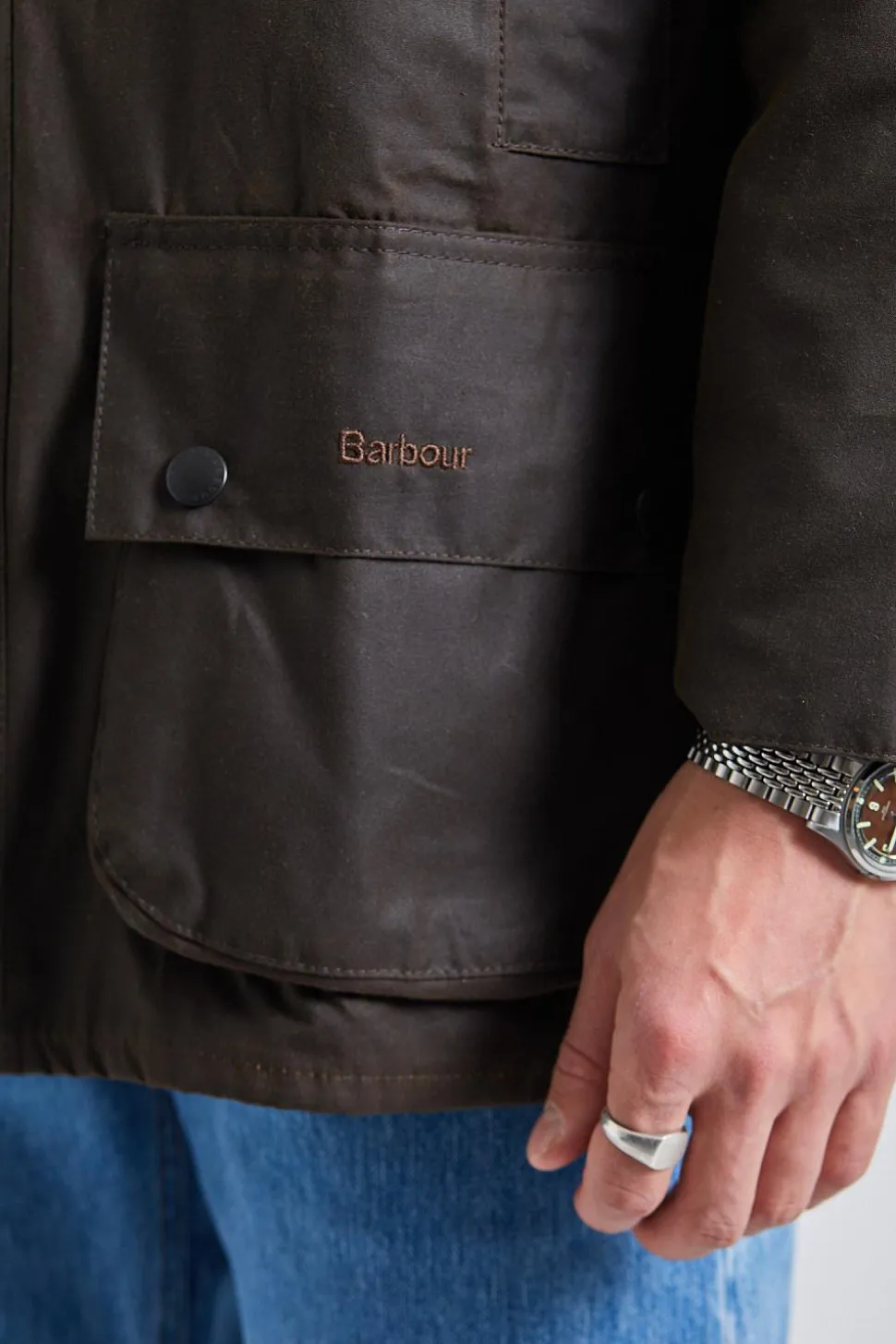 Classic Beaufort Wax Jacket Olive