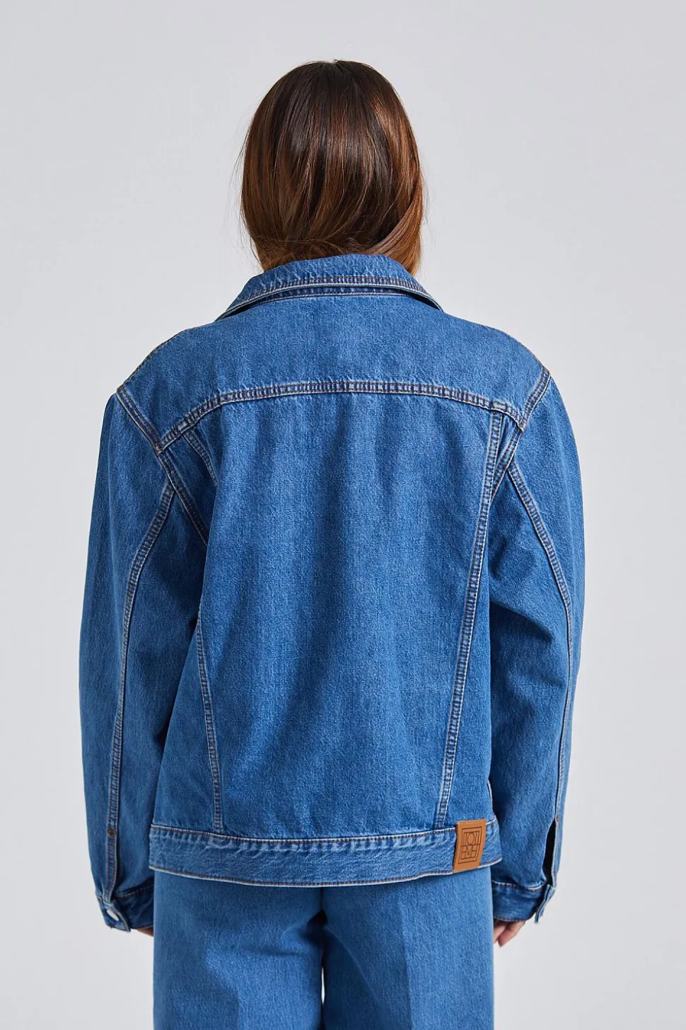 Classic Denim Jacket Vibrant Blue