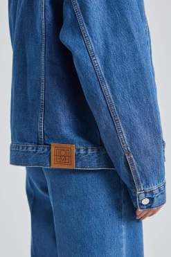 Classic Denim Jacket Vibrant Blue