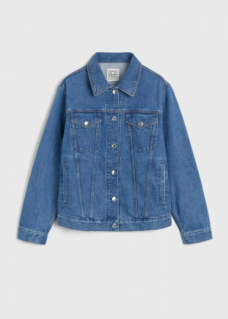 Classic Denim Jacket Vibrant Blue