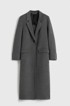 Classic Doublé Coat Mid Grey Melange