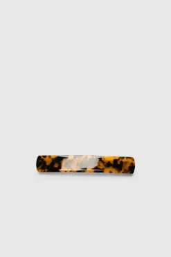 Classic Hair Clip Brown Leo