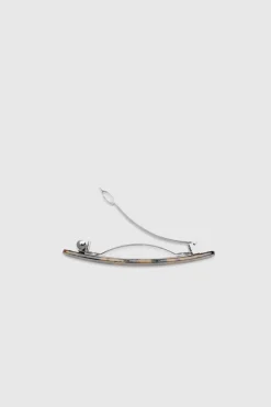 Classic Hair Clip Brown Leo